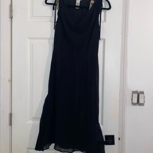 Liz Claiborne sleeveless black dress